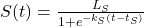 S(t) = \frac{L_S}{1 + e^{-k_S (t - t_S)}}