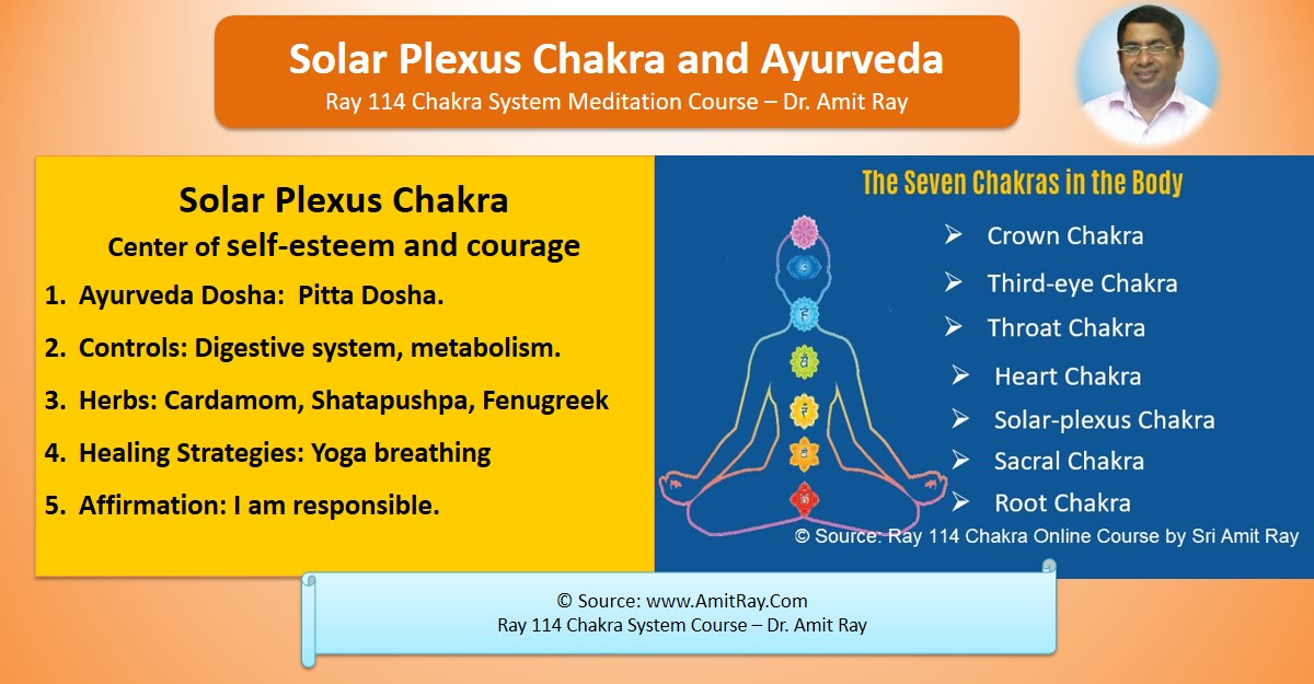 Solar Plexus Chakra Herbs Ayurveda Vata Pitta Kapha