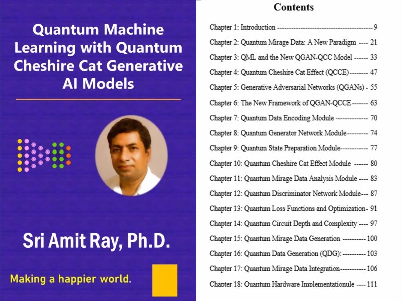 Quantum Cheshire Cat Generative AI Model